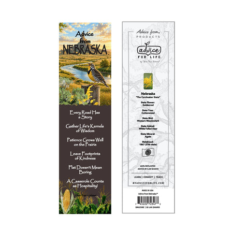 BMADVNE12_Bookmark - Advice Nebraska-12 pack