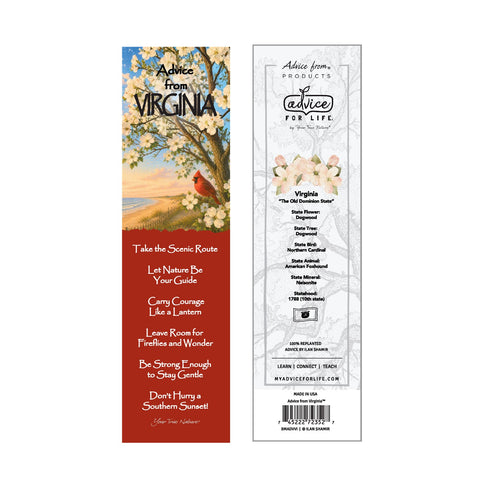 BMADVVI12_Bookmark - Advice Virginia-12 pack