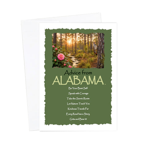 GCADVAL-BLANK_Greeting Card - Blank - Advice Alabama-Single