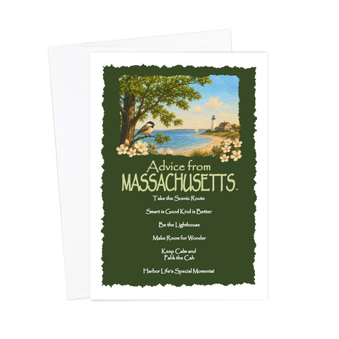 GCADVMA-BLANK_Greeting Card - Blank - Advice Massachusetts-Single
